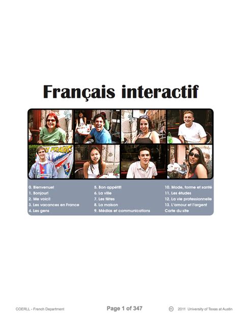 Français interactif chapter 1 answers. Things To Know About Français interactif chapter 1 answers. 